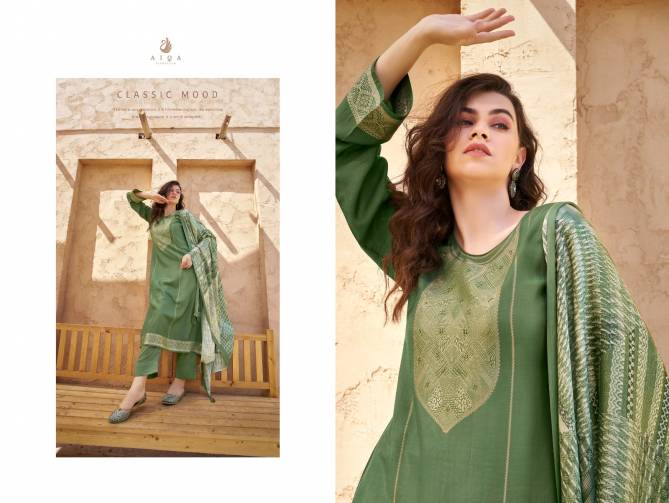 Aiqa By Mira Muslin Silk Designer Salwar Kameez Wholesale Price In Surat